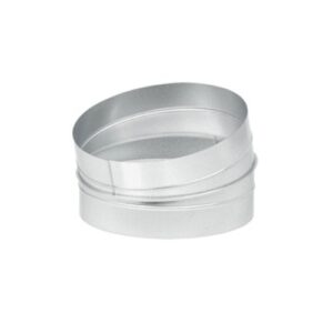 Coude à 15 degrés - acier galvanisé