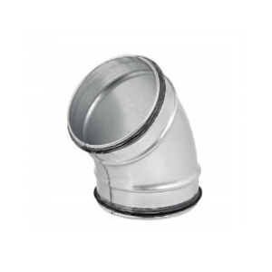 Coude à 45 degrés - acier galvanisé à joint EPDM