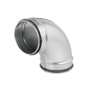 Coude à 90 degrés - acier galvanisé à joint EPDM