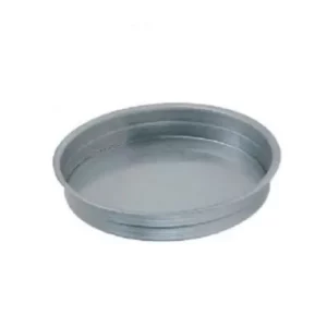 Fond circulaire mâle en acier galvanisé